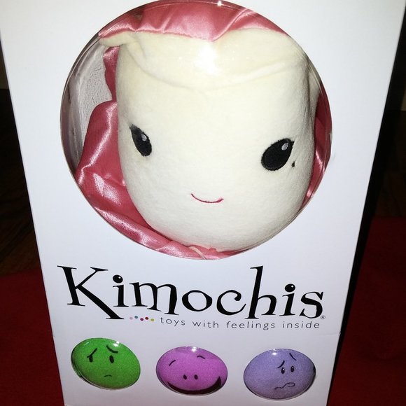 Collectible Kimochi Bella Rose plus Bonus Set of NEW "Feeling" Pillows - Picture 1 of 7